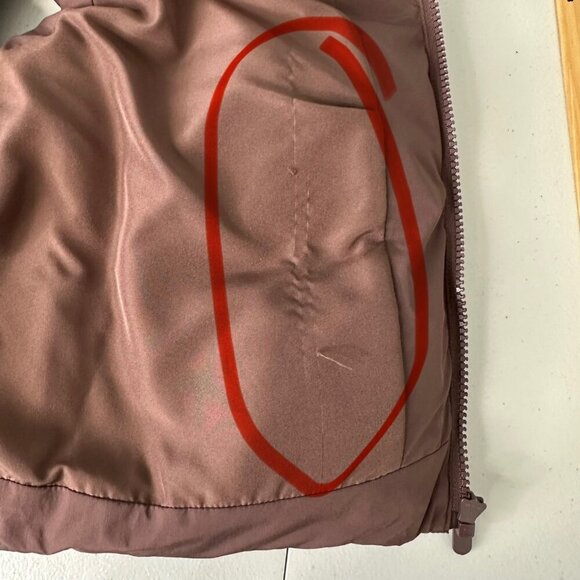 Nuuds Puffer Vest Size M Brown Down Filled Neutral Fall Full Zip Outdoor - Picture 5 of 8